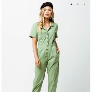 Utility Style Overalls Jumpsuit